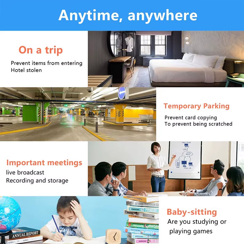 Stealthguard X5 Mini: Smart Wifi Camera with Sound Detection & App Control